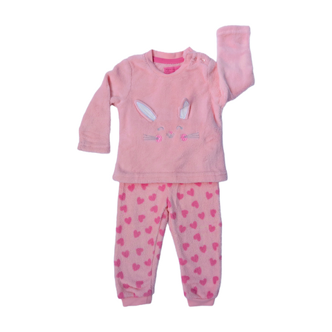 Rosy Fluffs Primark Fleece Pajama Set