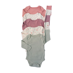 Frosted Pastels Primark Pack of 5 Full Sleeves Body Suit