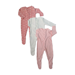 Tiny Heartbeats Primark Pack of 3 Sleep Suits