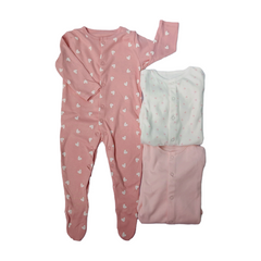 Tiny Heartbeats Primark Pack of 3 Sleep Suits