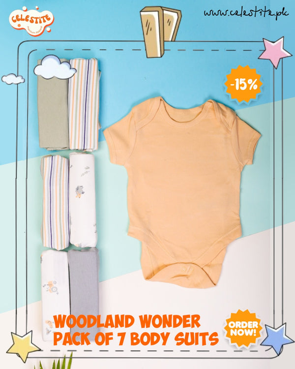 Woodland Wonder-Primark pack of 7 body suits