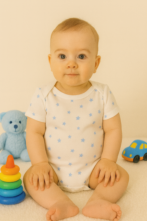 Primark Whispering Waters Star Half Sleeves Body Suits