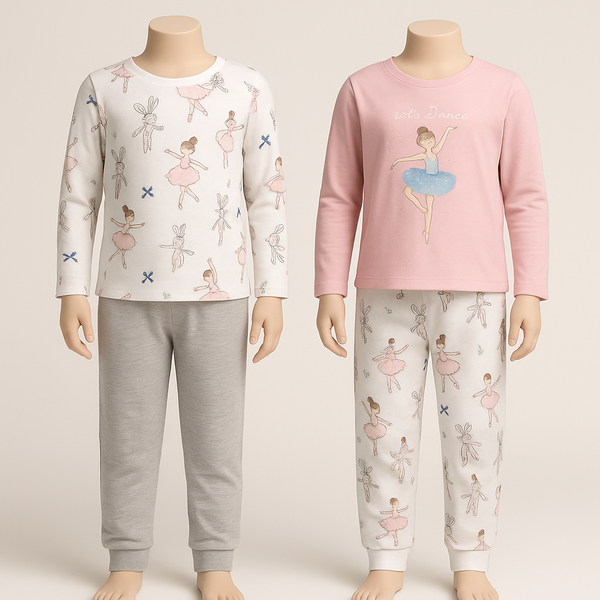 Disney Baby Girls’ Ballerina Pajama Set – 2 Piece