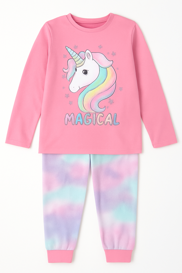 Mystical Unicorn Magic Primark Fleece Pajama Set
