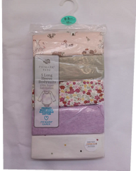 Blossom Breeze Primark Pack of 5 Full Sleeves Body Suit