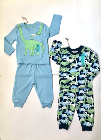 T-Rex Treasures Primark Pack of 2 PJ Sets