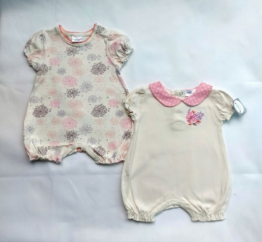 Tweetie Tots Pack of Two Half-Sleeves Rompers