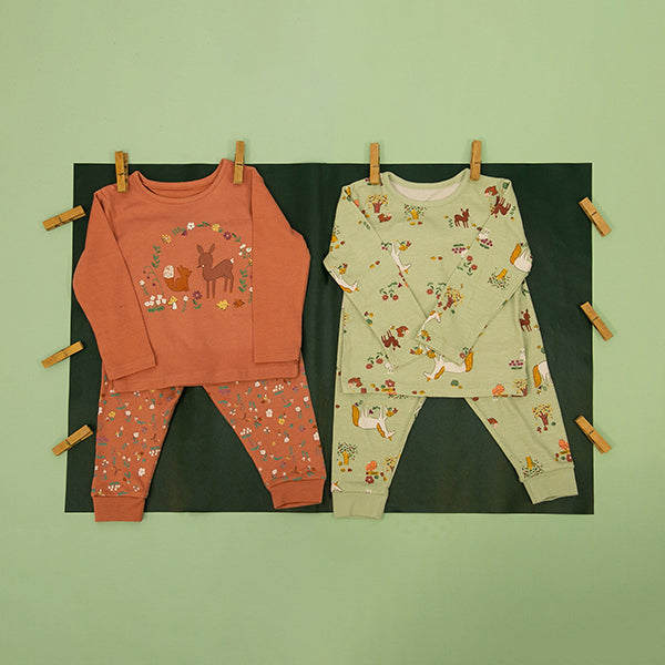 Primark UK Bambi adventures-Pack of two PJ sets