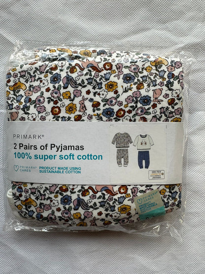 Daisy Dreams Primark Pack of 2 PJ Sets