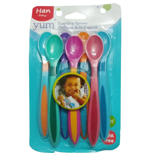 Easy Grip 7 Colorful Spoon Set For Infants