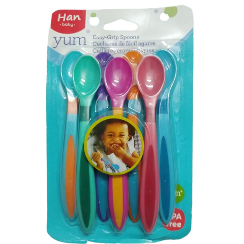 Easy Grip 7 Colorful Spoon Set For Infants