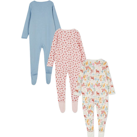 Primark Tropical Mood - Pack of Three Sleepsuits