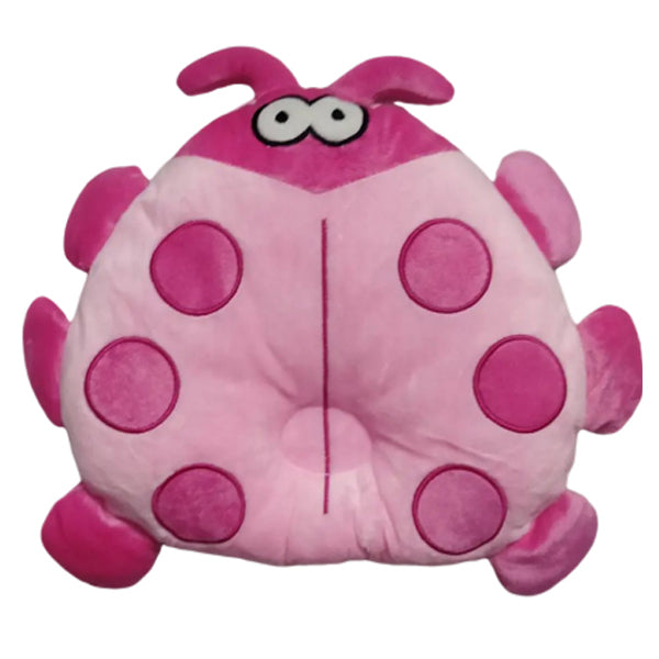 Cute as a bug-Pink Baby Pillow