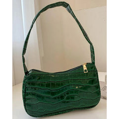 Shein Croc Embossed Shoulder Bag