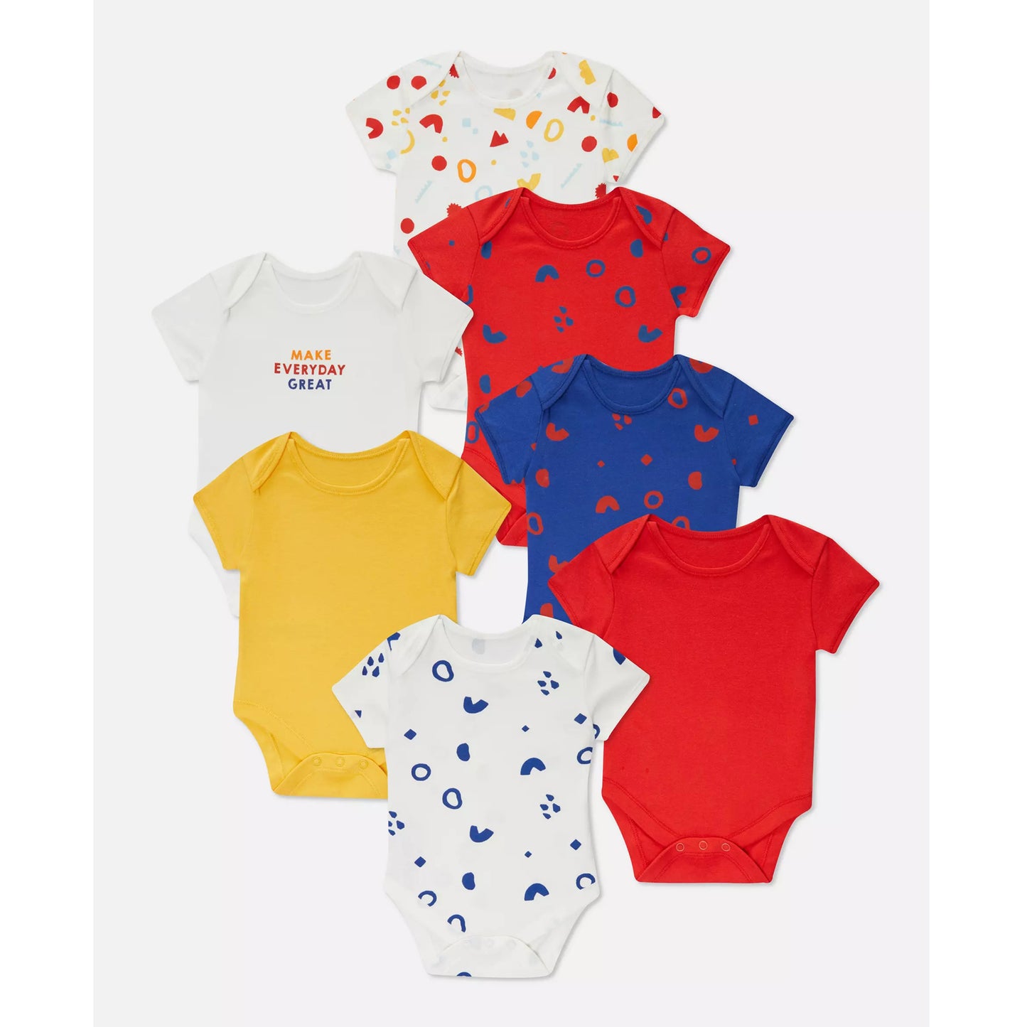 Primark UK Make Everyday Great pack of 7 body suits