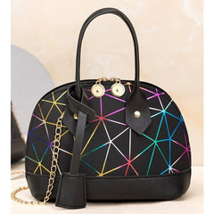 Shein Mini Geometric Graphic Chain Satchel Bag