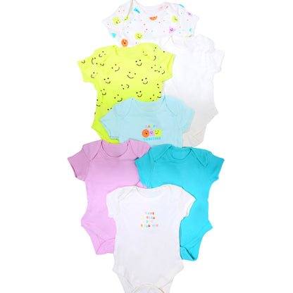 Primark UK Colors galore/ Fruity dreams pack of 7 body suits