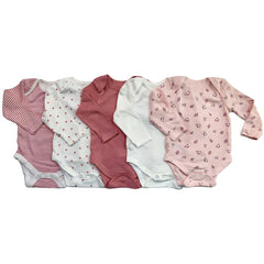 Berry Blush Primark Pack of 5 Full Sleeves BodySuits