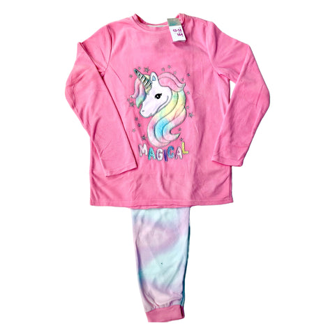 Mystical Unicorn Magic Primark Fleece Pajama Set