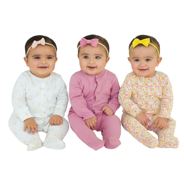Blush & Bloom Primark Pack of 3 Sleep Suits