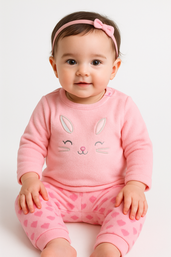 Rosy Fluffs Primark Fleece Pajama Set
