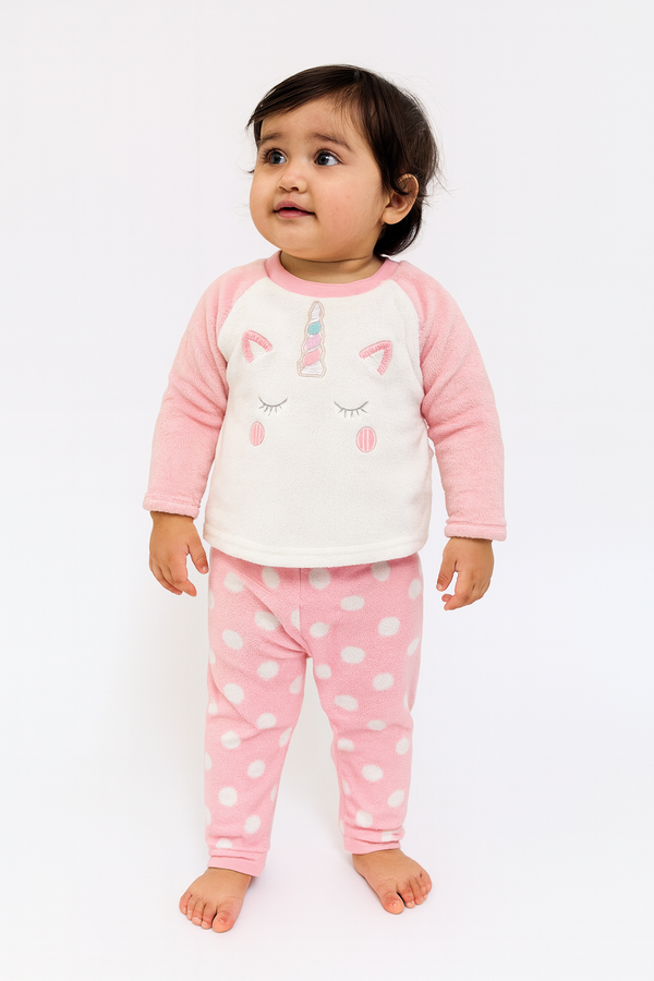 Unicorn Sparkle Primark Fleece Pajama Set