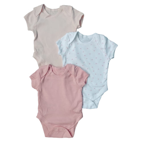 Primark Aura Pearl pack of 3 Half Sleeves body suits