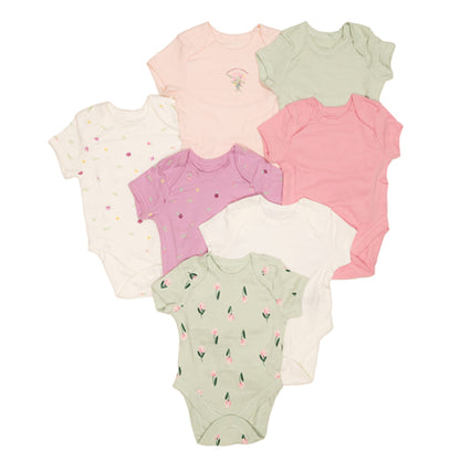 Tulip Zone pack of 7 body suits