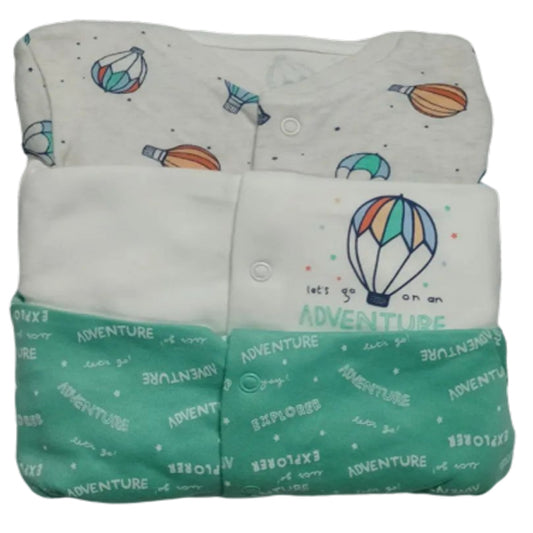 Up, Up and Away Pack of 3 Sleep Suits